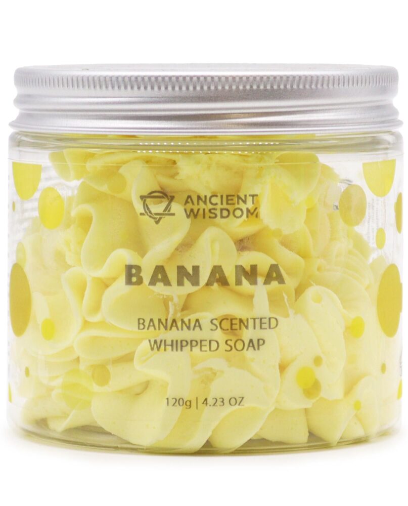 Banana Whipped Soap 120g
