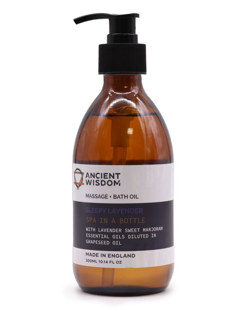 Aromatherapy Massage and Bath Oil - Sleepy Lavender 300ml