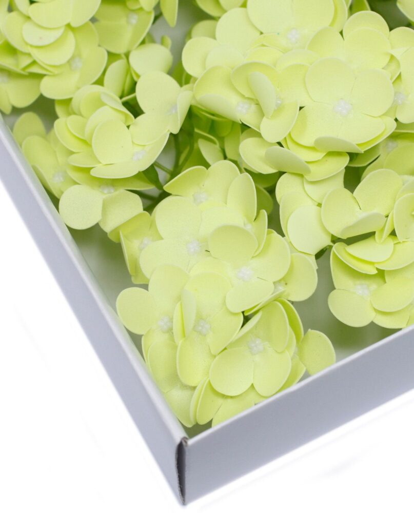 Craft Soap Flowers - Hyacinth Bean - Spring Green