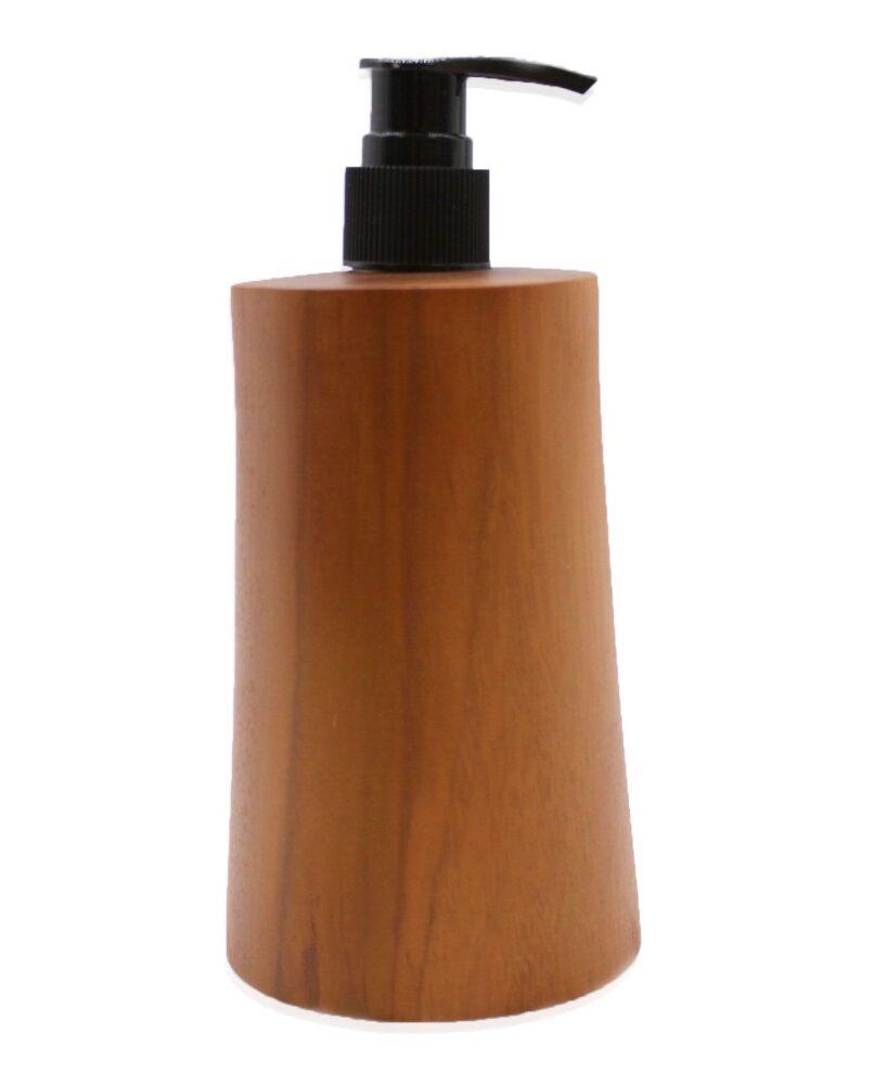 Natural Teakwood Soap Dispenser - Taper