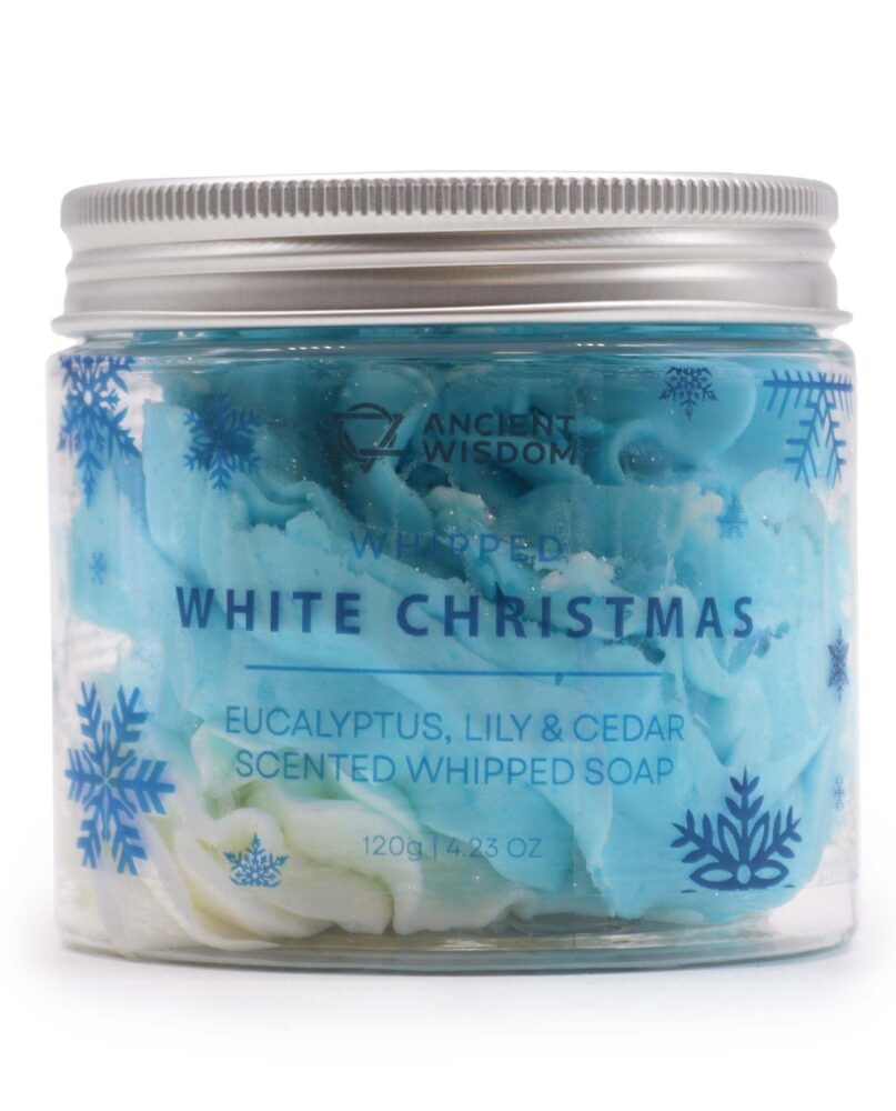 White Christmas Whipped Soap 120g
