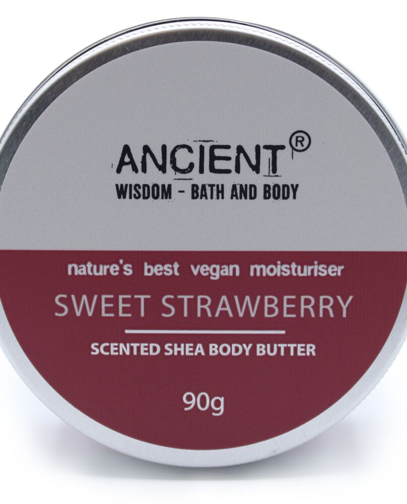 Scented Shea Body Butter 90g - Sweet Strawberry