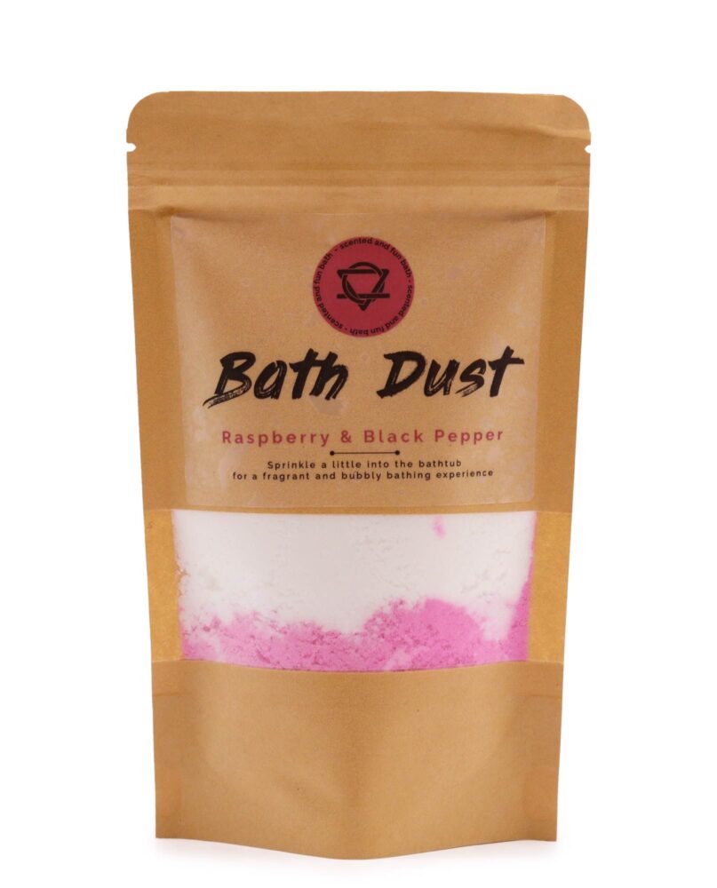 Raspberry & Black Pepper Bath Dust 190g