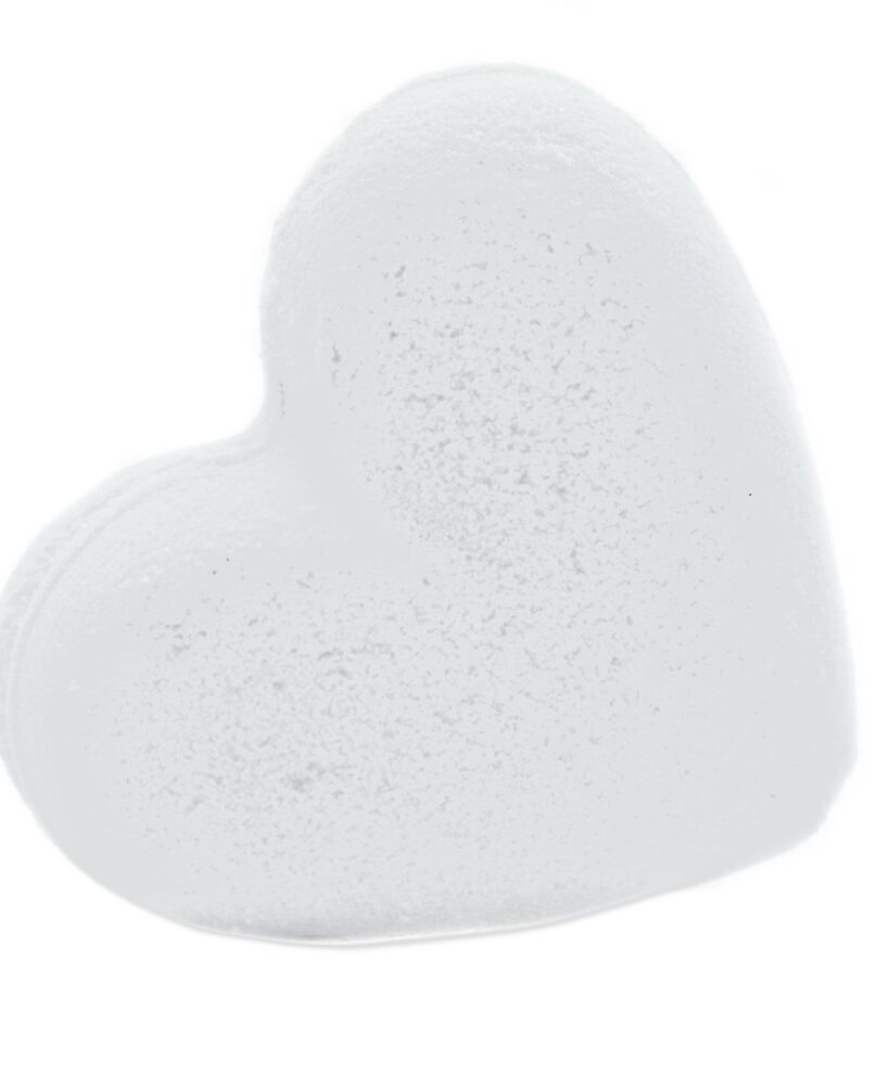 Love Heart Bath Bomb 70g - Coconut