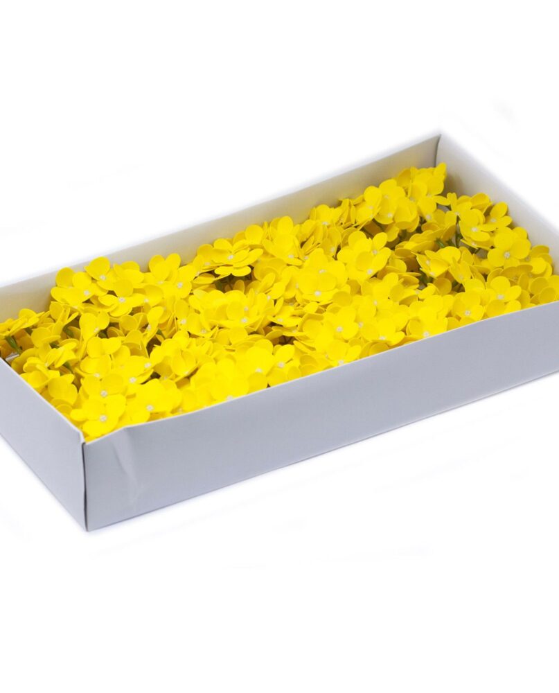 Craft Soap Flowers - Hyacinth Bean - Yellow