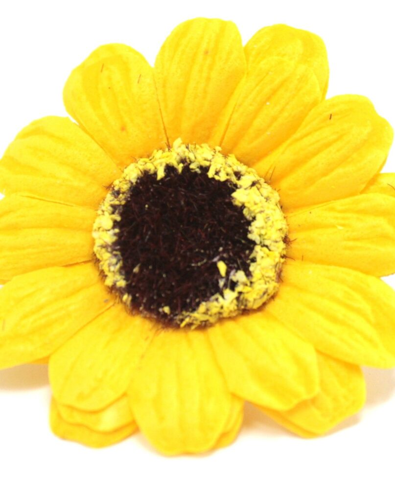 Craft Soap Flowers - Sml Sunflower - Yellow
