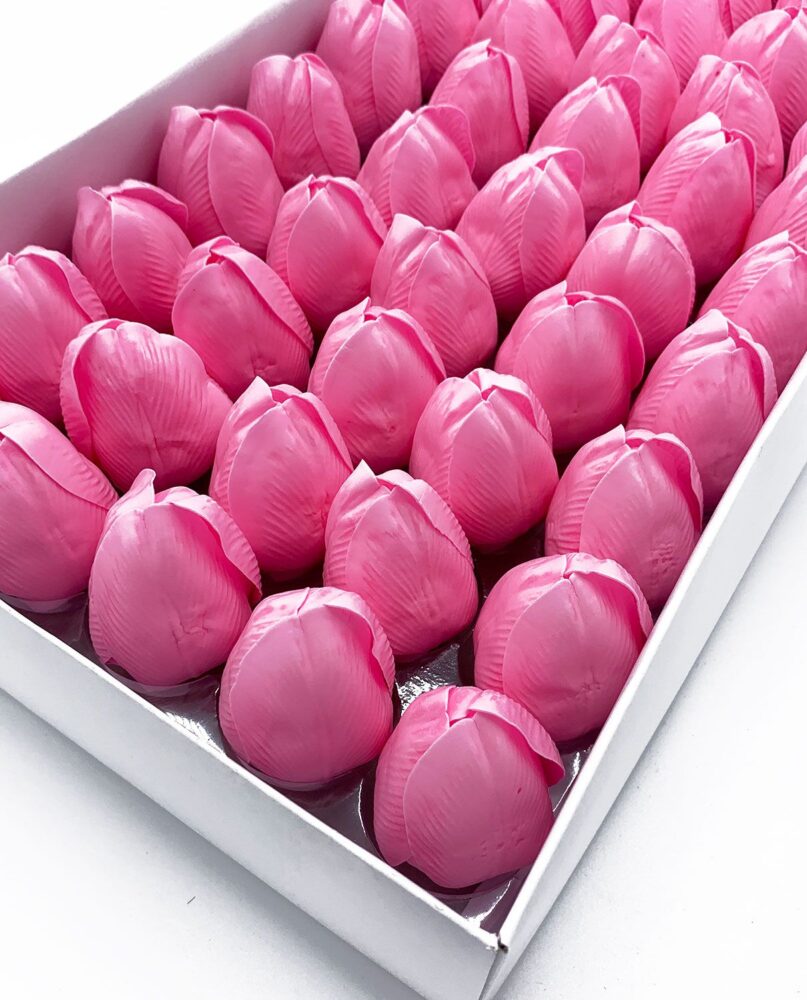 Craft Soap Flower - Med Tulip - Pink