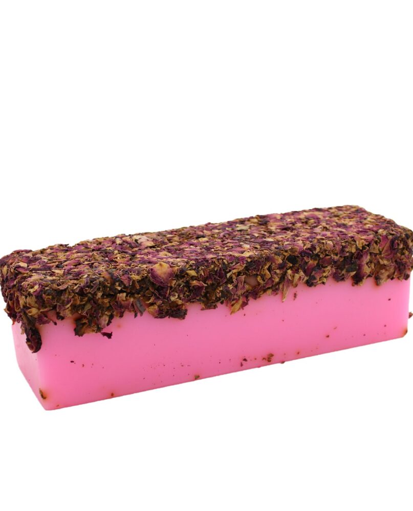 Rose & Rose Petals - Soap Loaf