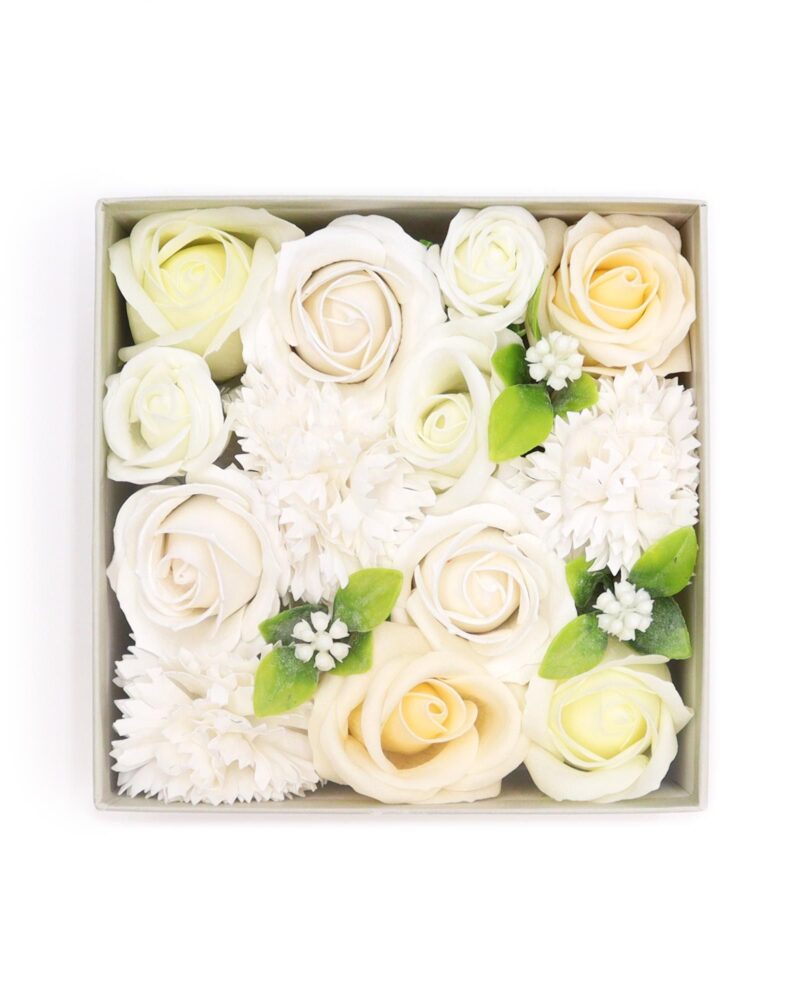 Square Box - Wedding Blessings - White & Ivory