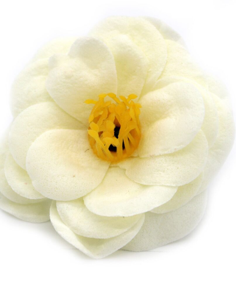 Craft Soap Flower - Camellia - Cream