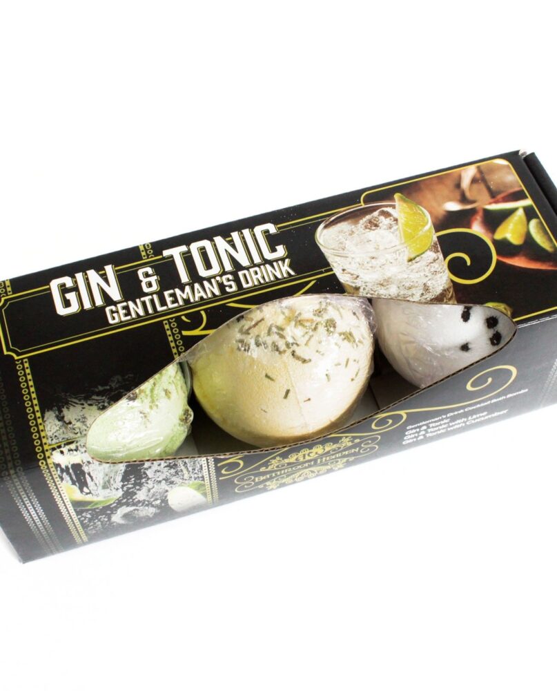 Set of Three Gin & Tonic Bath Bombs
