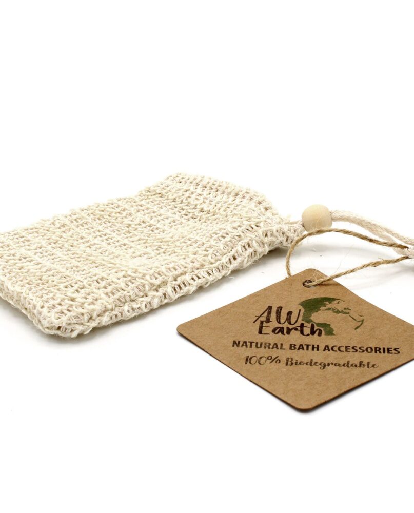 Nature Soap Bag - Washed Jute