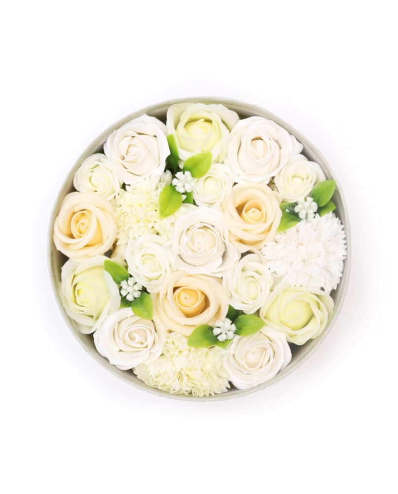 Round Box - Wedding Blessings - White & Ivory