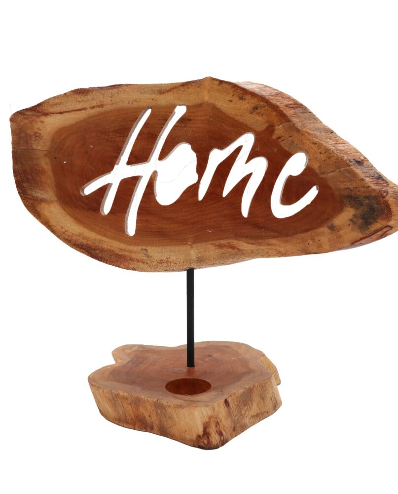 Candle Holder Sign - Home