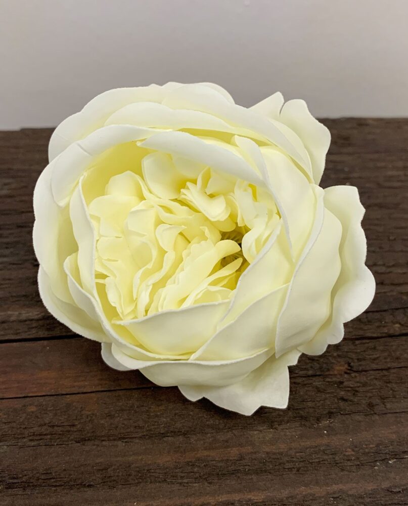 Craft Soap Flower - Ext Large Peony - Ivory