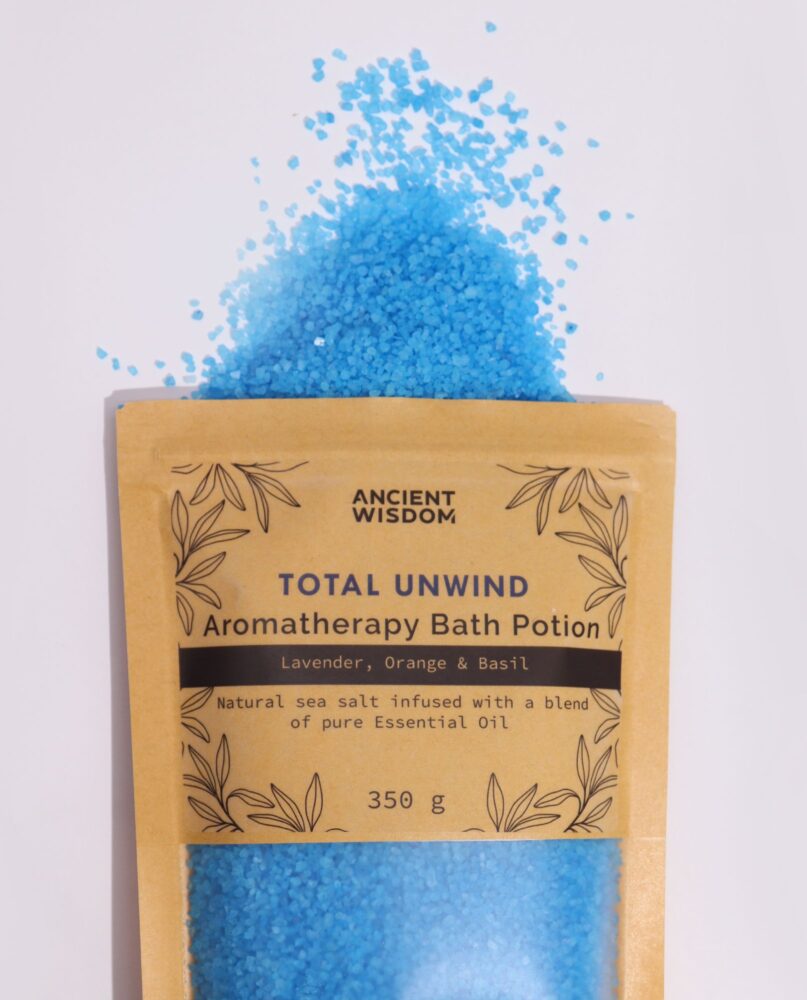 Aromatherapy Bath Potion in Kraft Bag 350g - Total Unwind