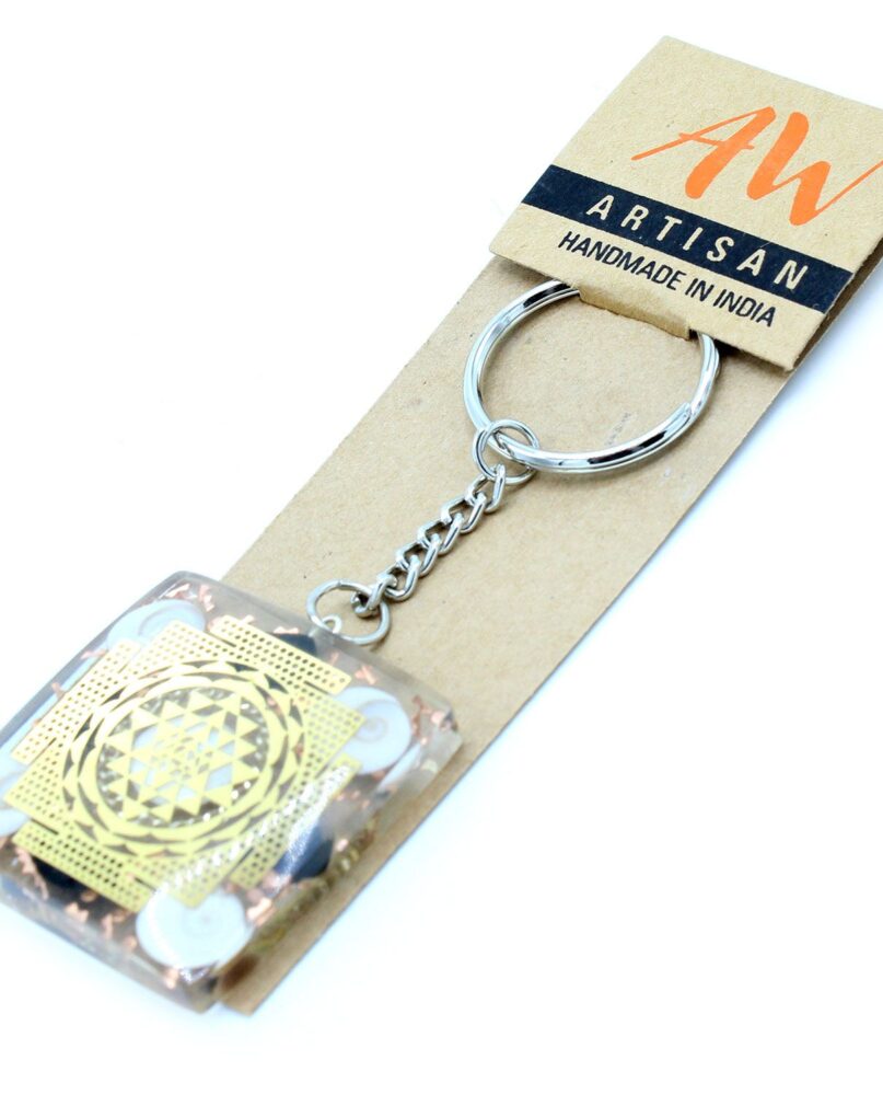 Orgonite Power Keyring - Home Protect Tourmaline