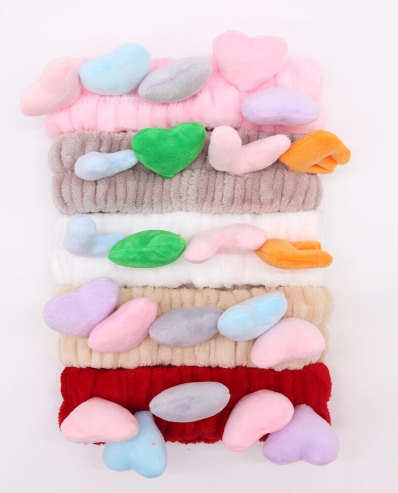 Cute Makeup Headbands - Love & Hearts (assorted)