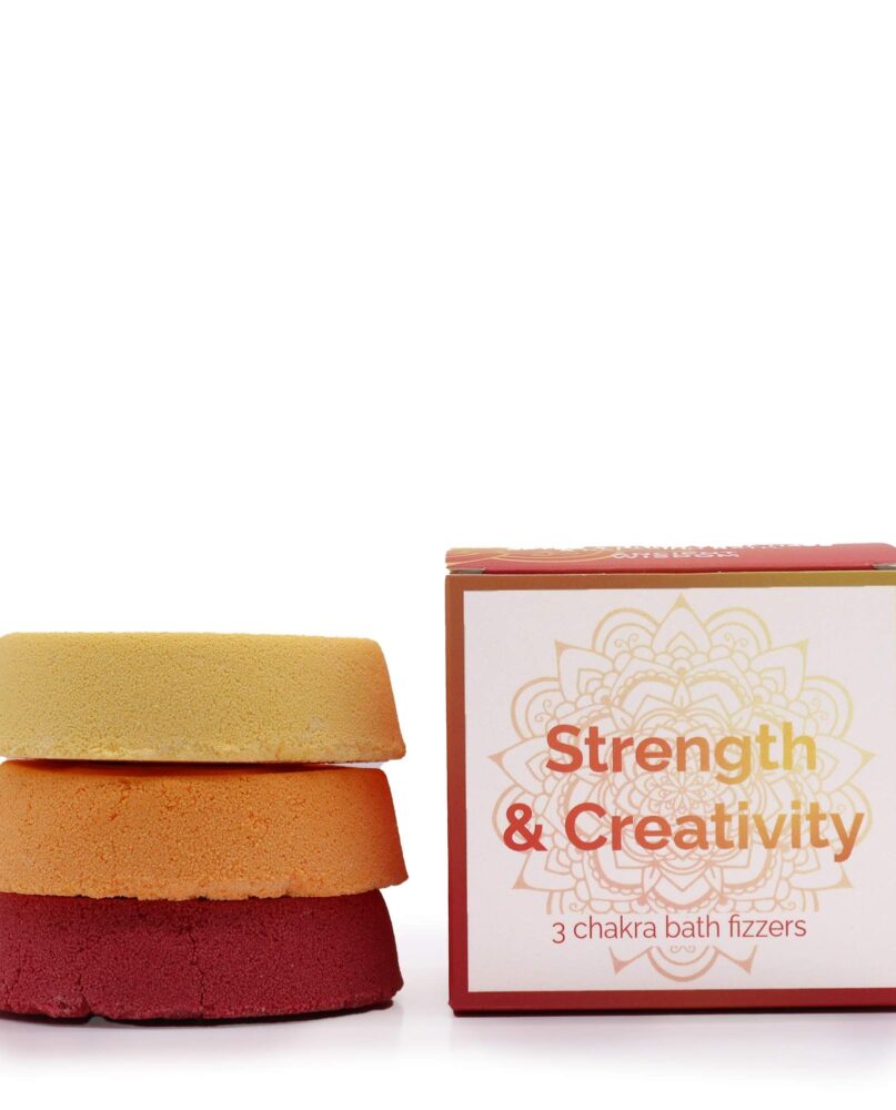 Chakra Bath Fizz - Small box - Strength & Creativity