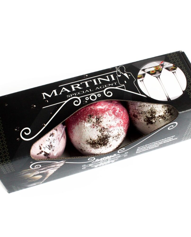 Set of Three Martini Bath Bombs