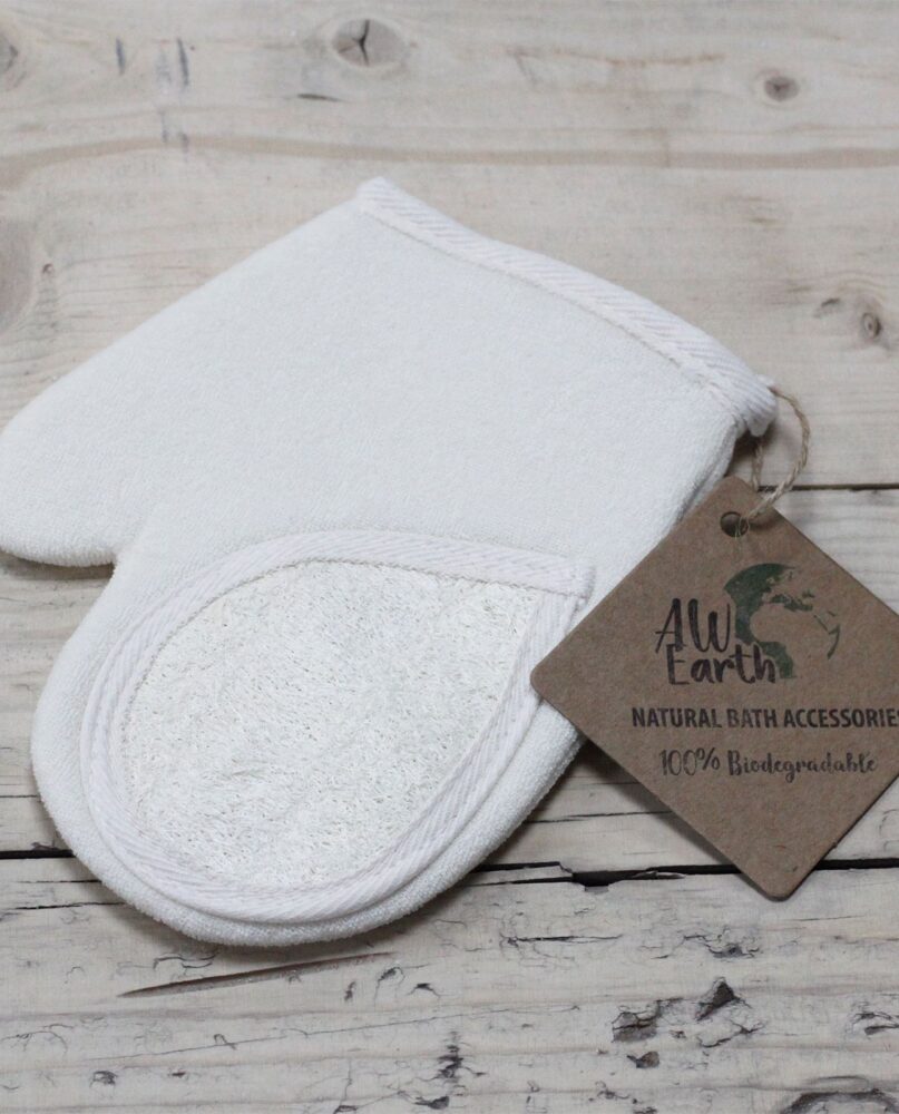 Natural Loofah Body Scrubs - Glove
