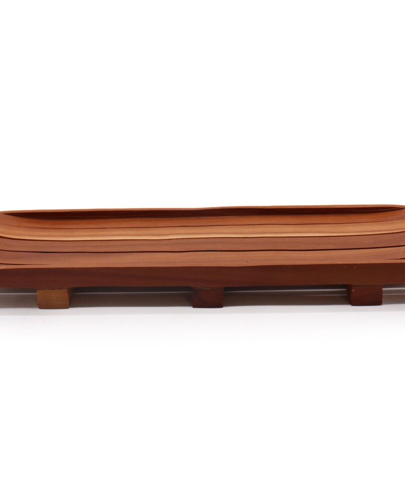 Large Soap Loaf Mahogany Tray