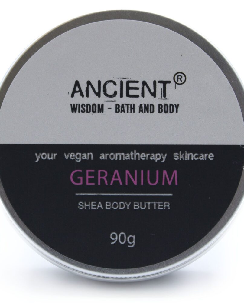 Aromatherapy Shea Body Butter 90g - Geranium
