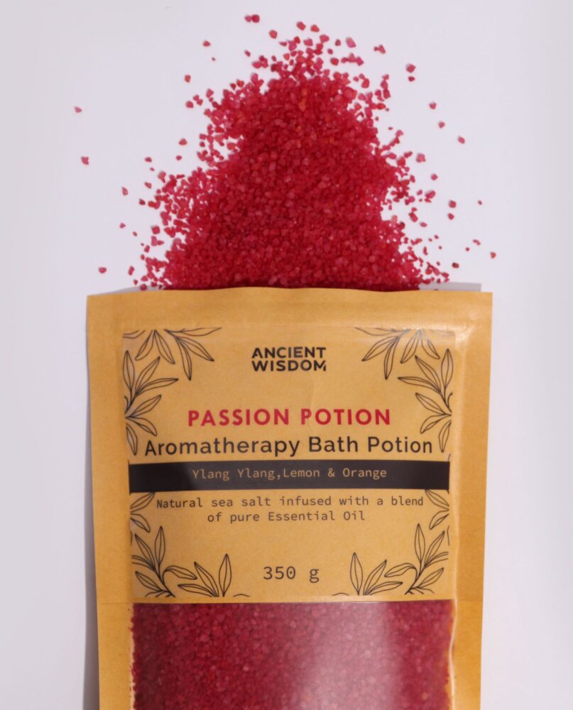 Aromatherapy Bath Potion in Kraft Bag 350g - Passion