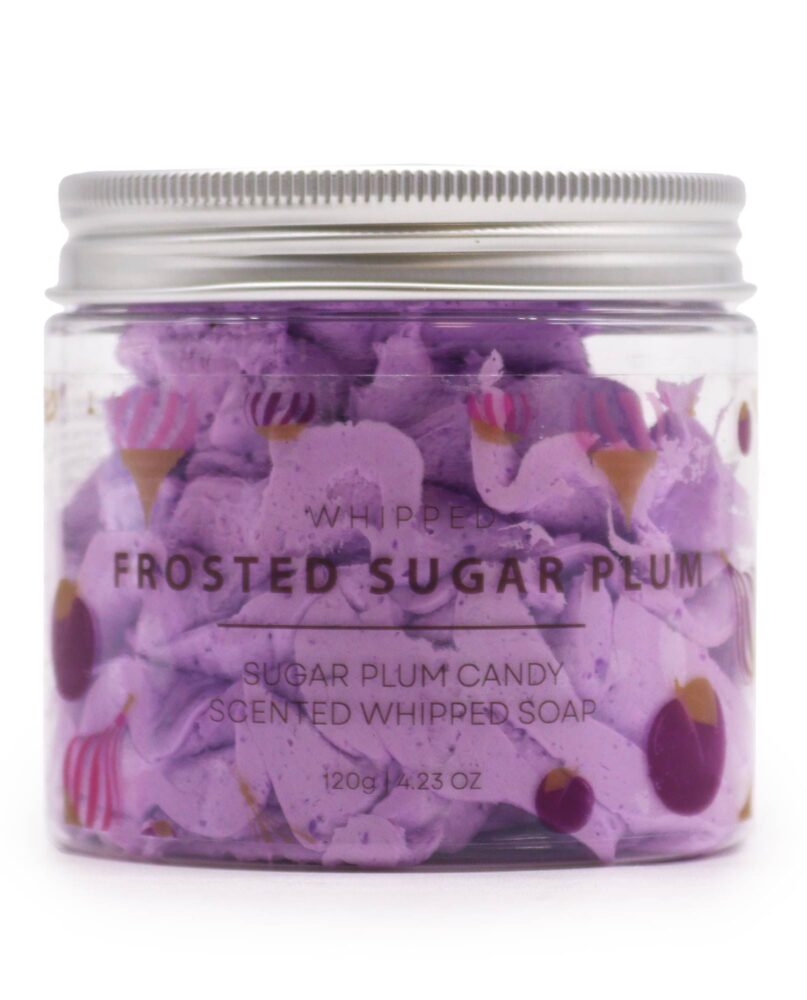 Frosted Sugar Plum Whipped Soap 120g