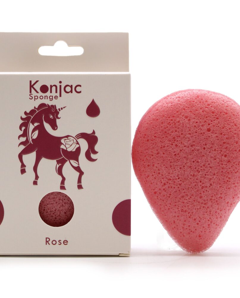 Teardrop Konjac Sponge - Rose - Anti-aging