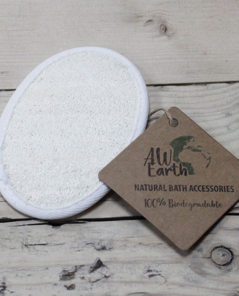Natural Loofah Body Scrubs - Oval