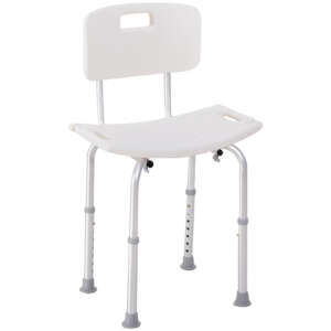 Bath Chair Shower Stool Safety Seat Bathroom Adjustable Positions Elderly Aids