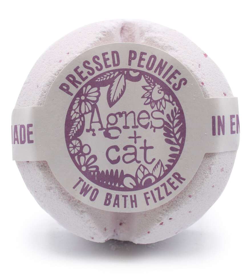 Agnes + Cat Bath Fizzer - Pressed Peonies