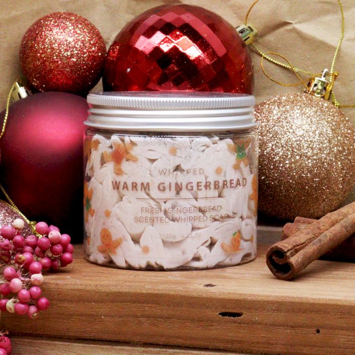 Warm Gingerbread Whipped Soap 120g - Image 3