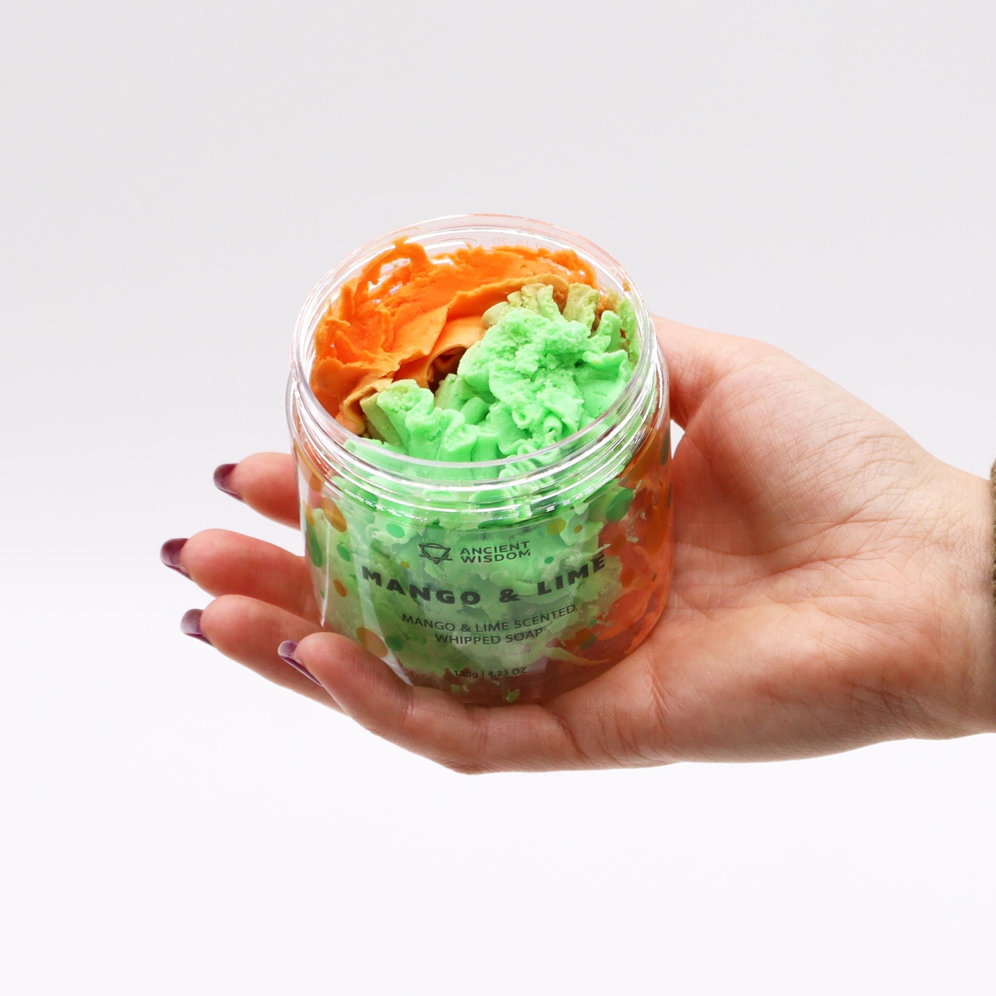 Mango & Lime Whipped Soap 120g - Image 2