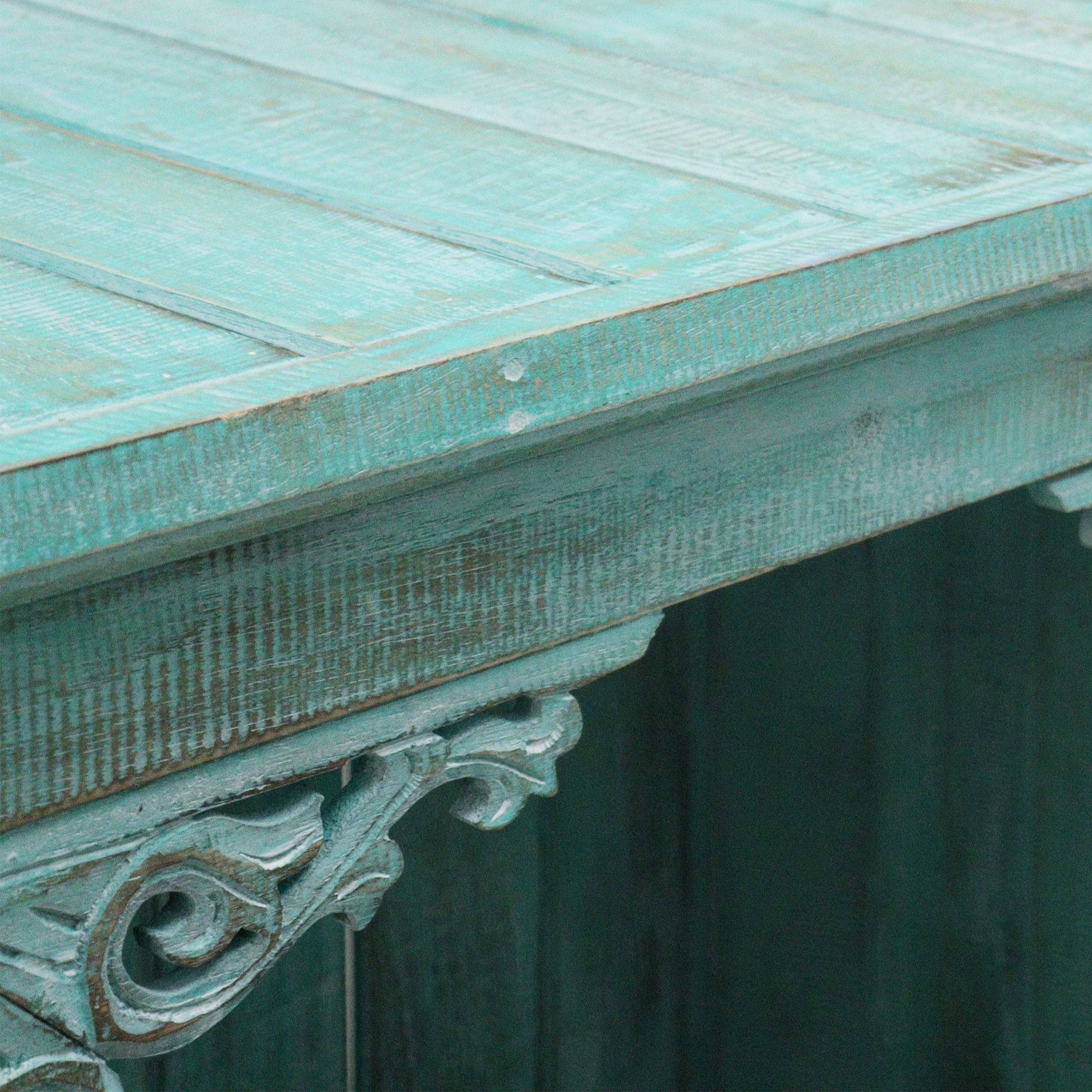 Albasia Bathroom Cabinet - Turquoise wash - Image 2