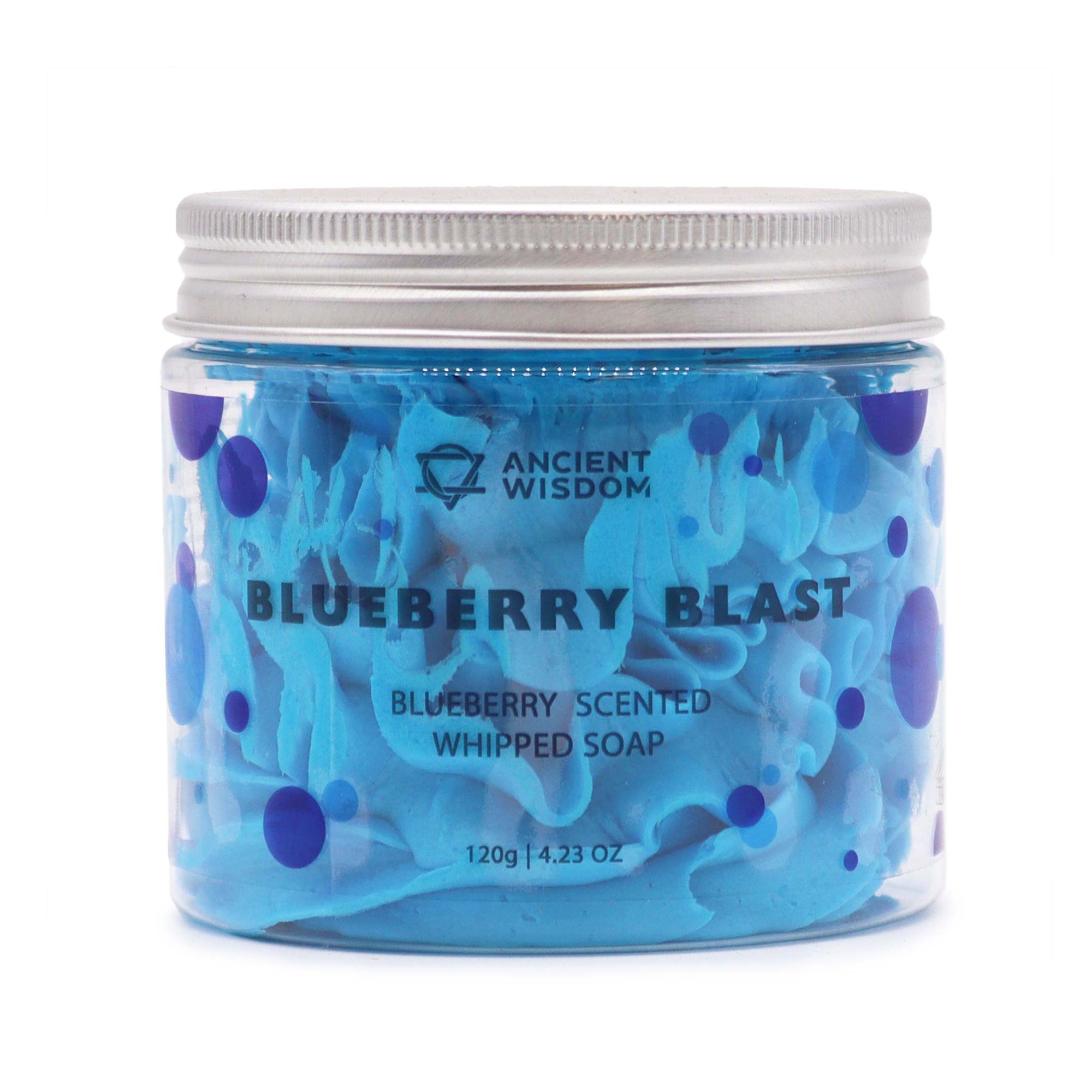 Blueberry Whipped Soap 120g - Image 3