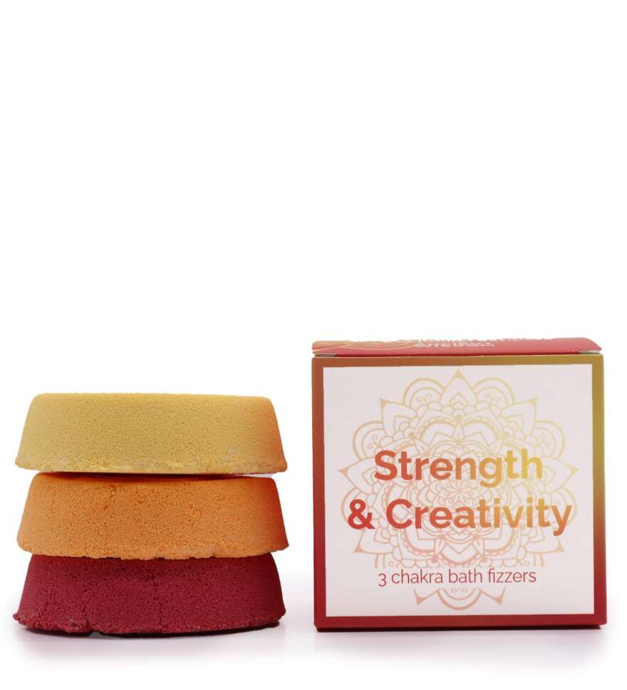 Chakra Bath Fizz - Small box - Strength & Creativity