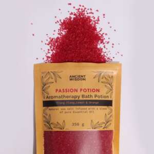 Aromatherapy Bath Potion in Kraft Bag 350g - Passion