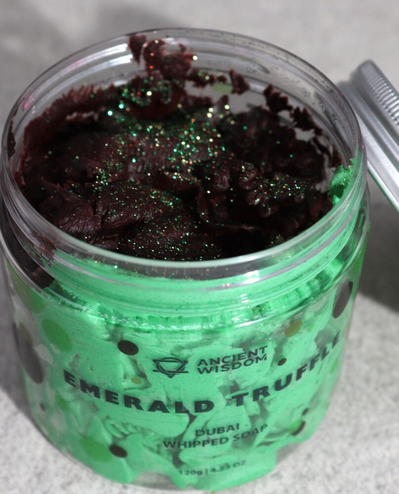 Dubai Whipped Cream Soap - Emerald Truffle 120g