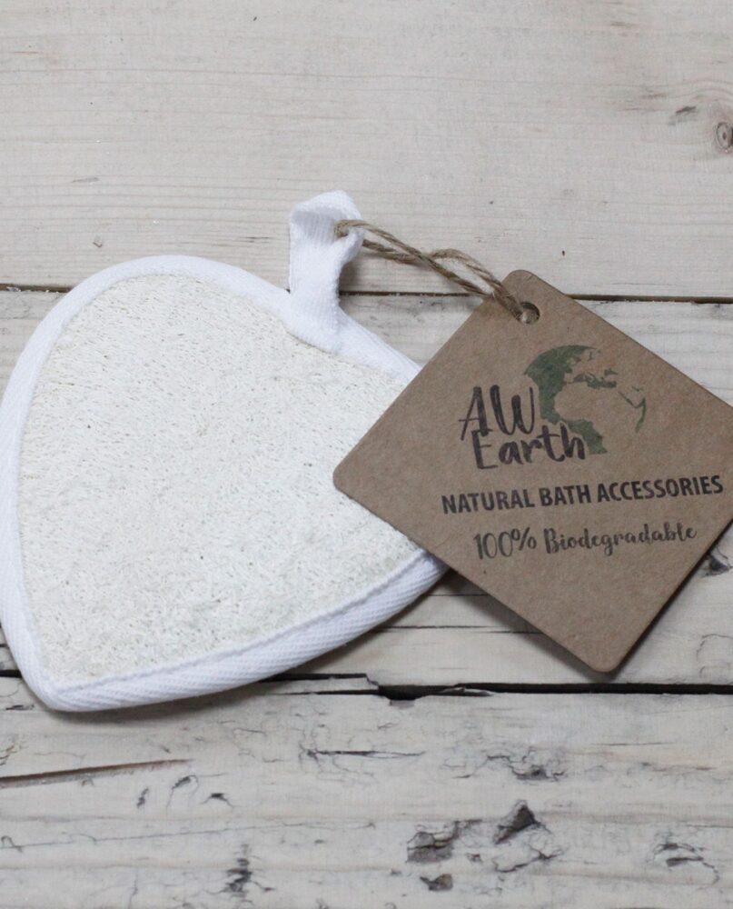Natural Loofah Body Scrubs - Heart