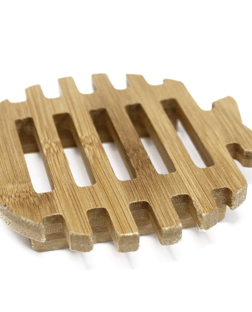 Hemu Wood Soap Dish - Fish