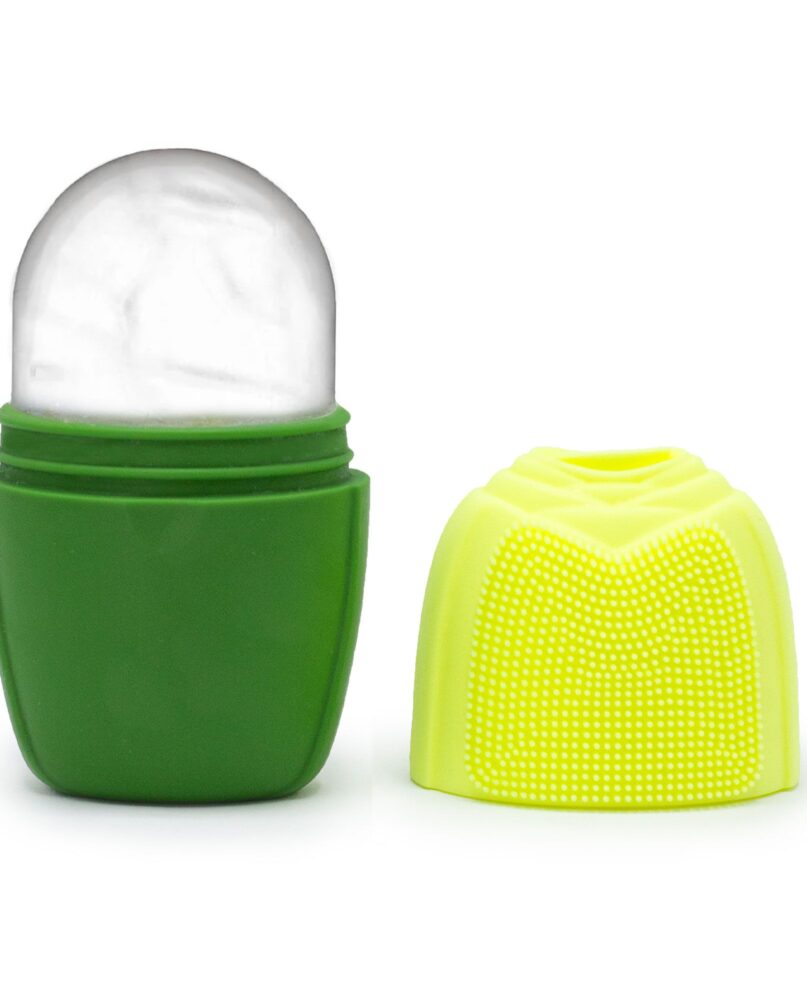 Silicone Ice Face Roller - roller - green