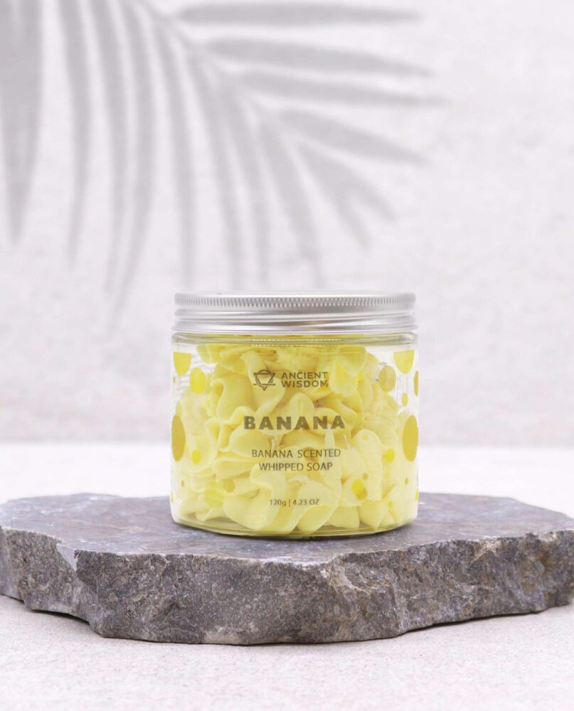 Banana Whipped Soap 120g