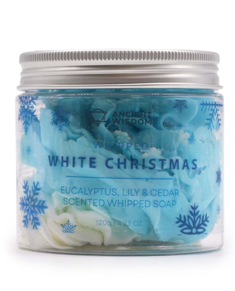 White Christmas Whipped Soap 120g