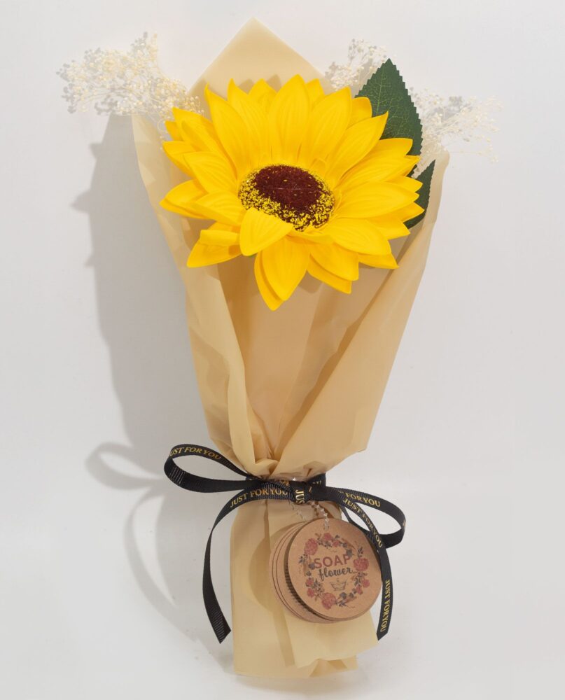 Soap Flower - Single Sunflower