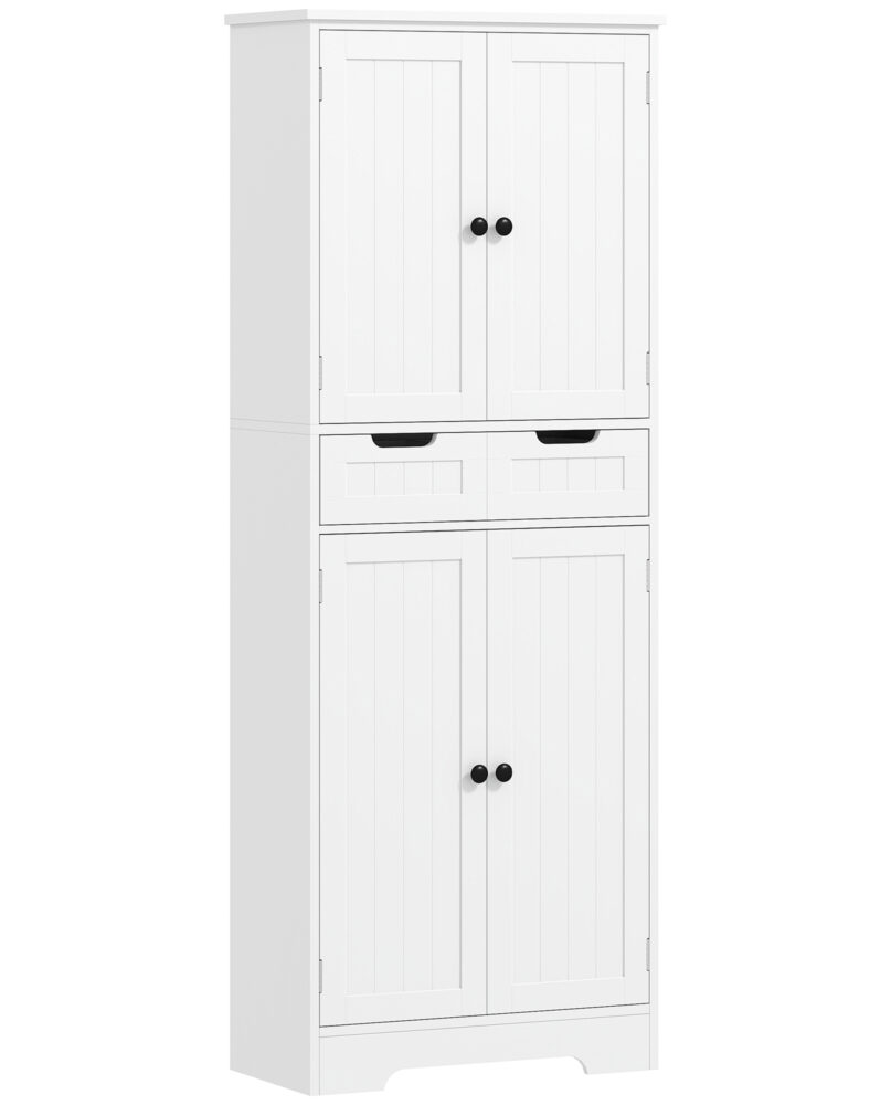 Tall Bathroom Storage Cabinet - White