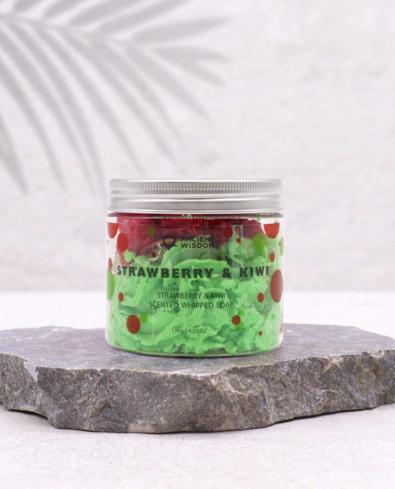 Strawberry & Kiwi Whipped Soap 120g