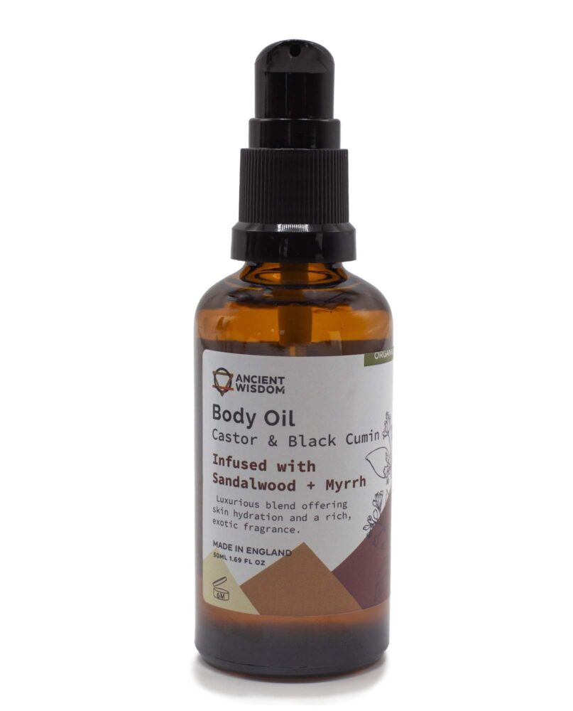 Organic Body Oil 50ml - Sandalwood & Myrrh