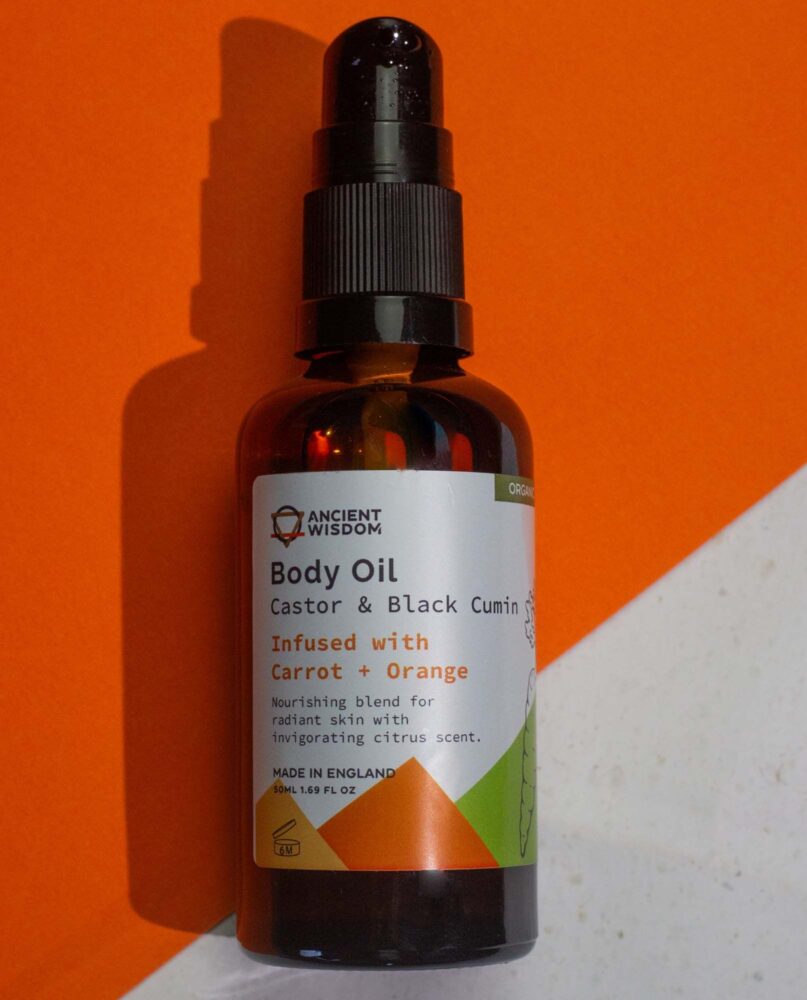 Organic Body Oil 50ml - Carrot & Orange